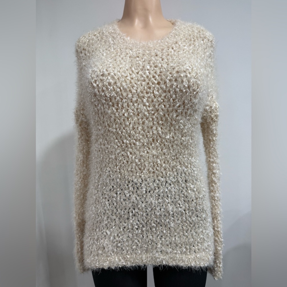 Mizumi Women's Cream Sweater Size Small